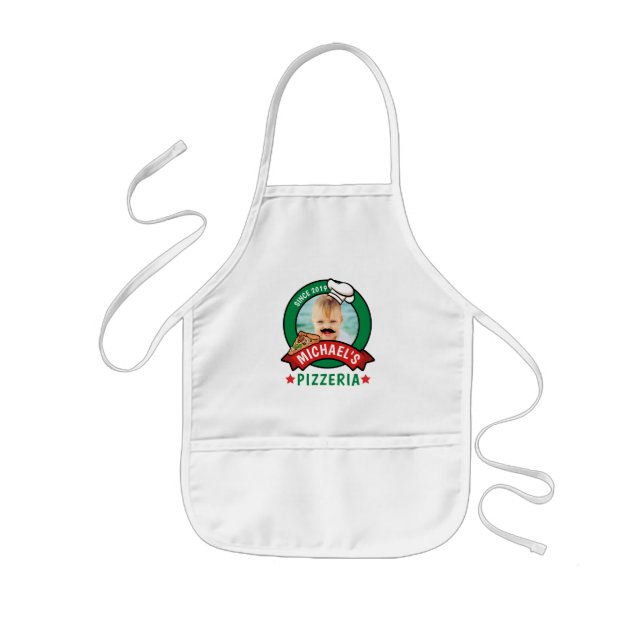 Pizza Party Kids Apron (Front)