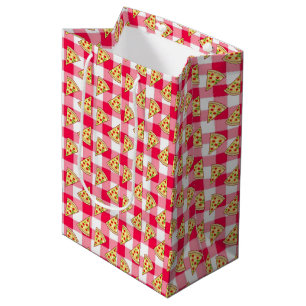 Pizza Party Kids Birthday Medium Gift Bag