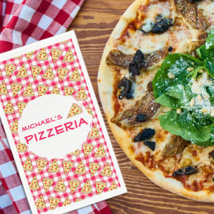 Pizza Party Kids Birthday Napkin