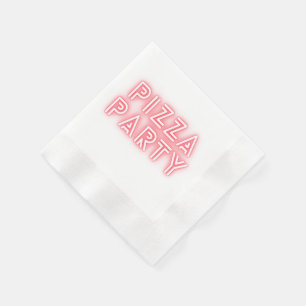 Pizza Party Napkin