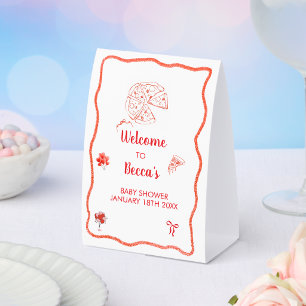 Pizza Party Special Delivery Italian Baby Shower