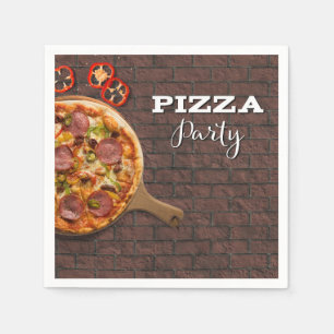 Pizza Party Supreme Napkin
