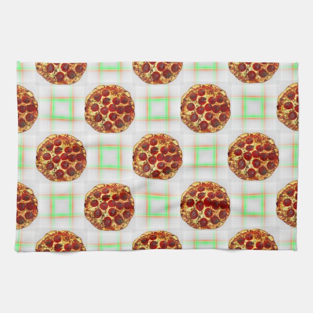 Pizza Party Tea Towel (Horizontal)