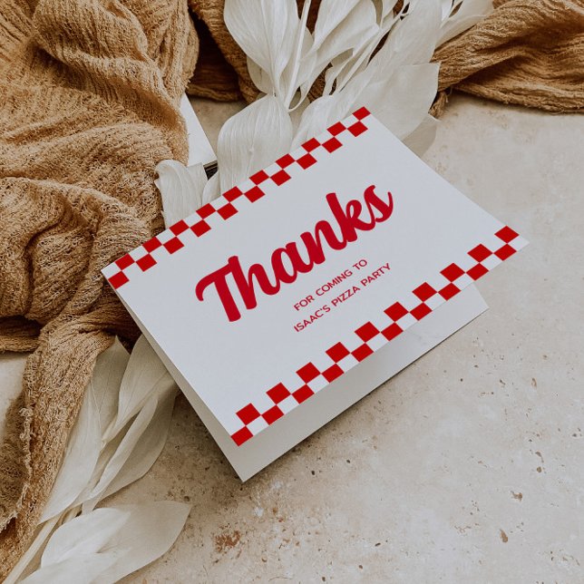 Pizza Party Thank You Card (Creator Uploaded)