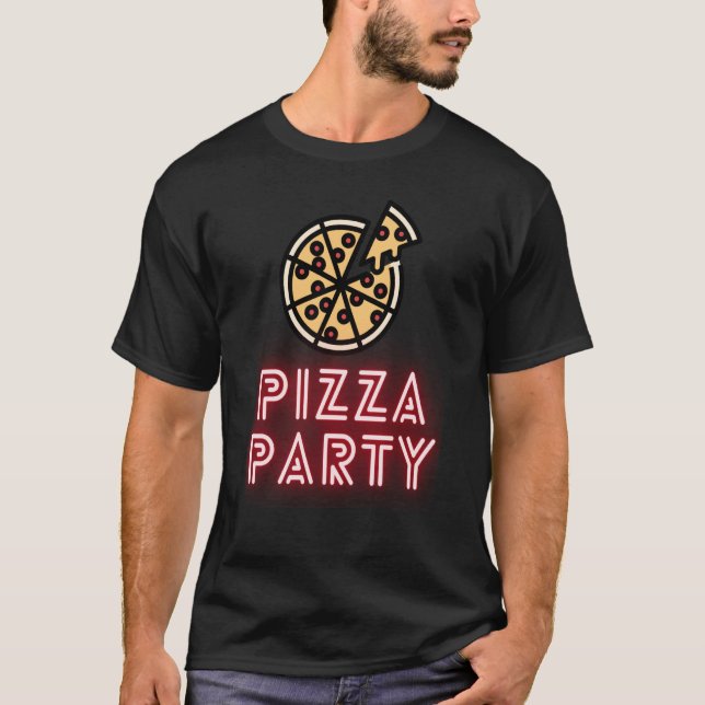 Pizza Party The Ultimate Pizza Inspired T-Shirt (Front)