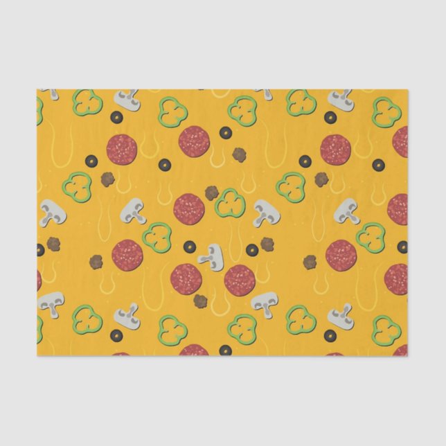 Pizza Party  Tissue Paper (Front)