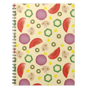 Pizza Pattern 2 Notebook