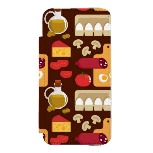 Pizza Pattern Incipio Watson™ iPhone 5 Wallet Case