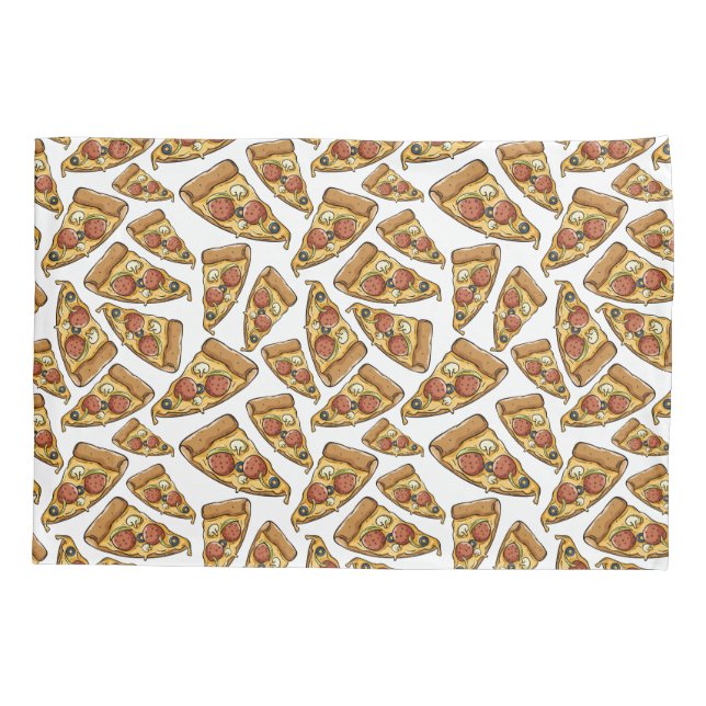 Pizza Pattern pillowcases (Back)