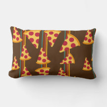 PIZZA  PATTERN THROW PILLOW