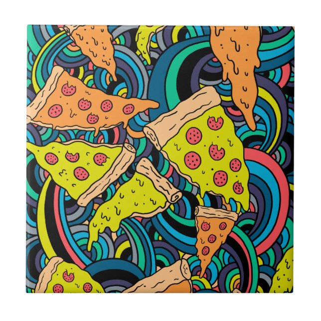 Pizza pattern tile (Front)