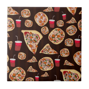 Pizza Pattern Tile