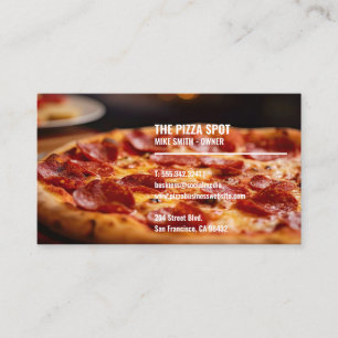 Pizza Pepperoni  Business Card