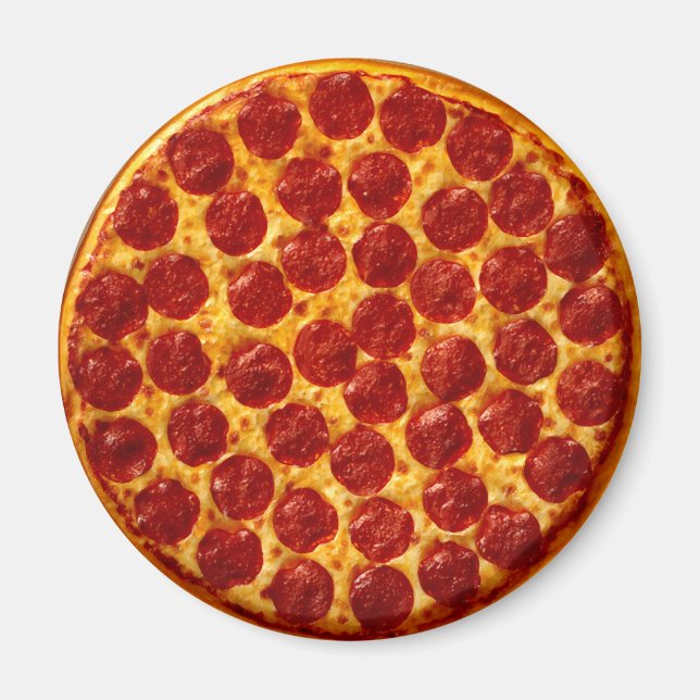 Pizza Pepperoni Magnet (Front)