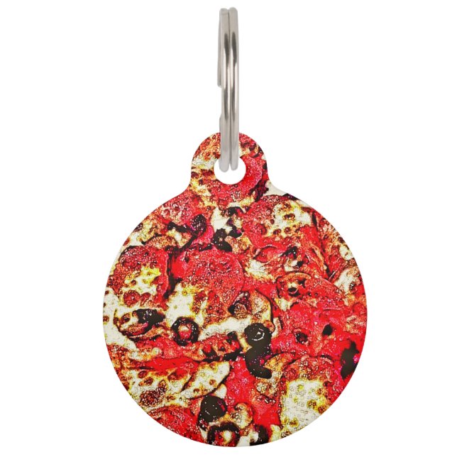Pizza Pet Tag (Front)