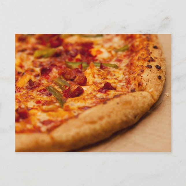 Pizza photo postcard (Front)