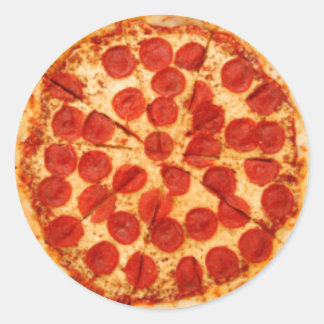 Pizza Pie Classic Round Sticker