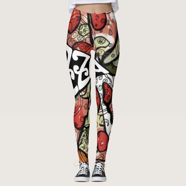 Pizza Pie Leggings (Front)