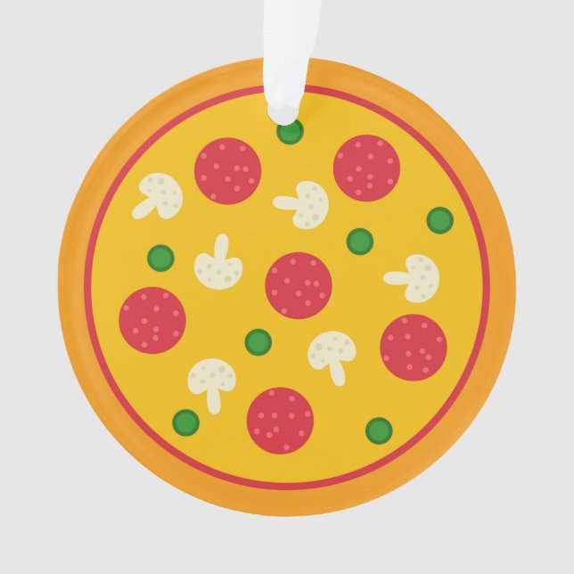 Pizza Pie Ornament (Front)
