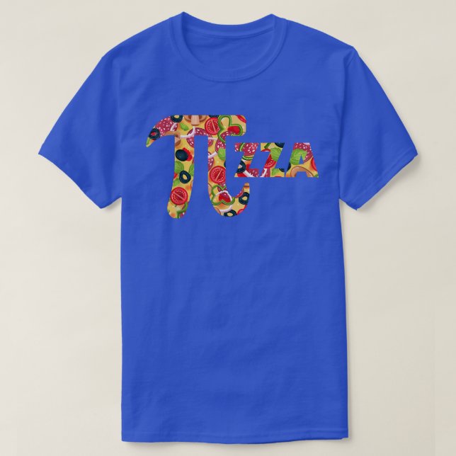 Pizza Pie Pi Day Present Funny Pizza Pi Math Nerd  T-Shirt (Design Front)