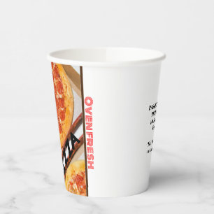 Pizza Pie Restaurant Name Paper Cups
