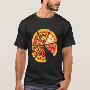 Pizza Pie & Slice Dad And Son Matching Pizza Fathe T-Shirt