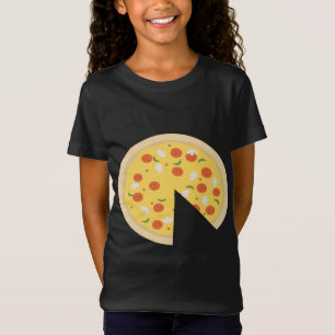 Pizza Piece Slice Missing Father Son Funny Cute T-Shirt