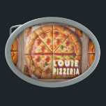 Pizza Pizzeria Design Belt Buckle<br><div class="desc">Pizza Pizzeria Design</div>