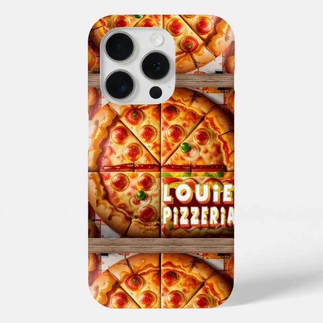 Pizza Pizzeria Design Case-Mate iPhone Case (Back)