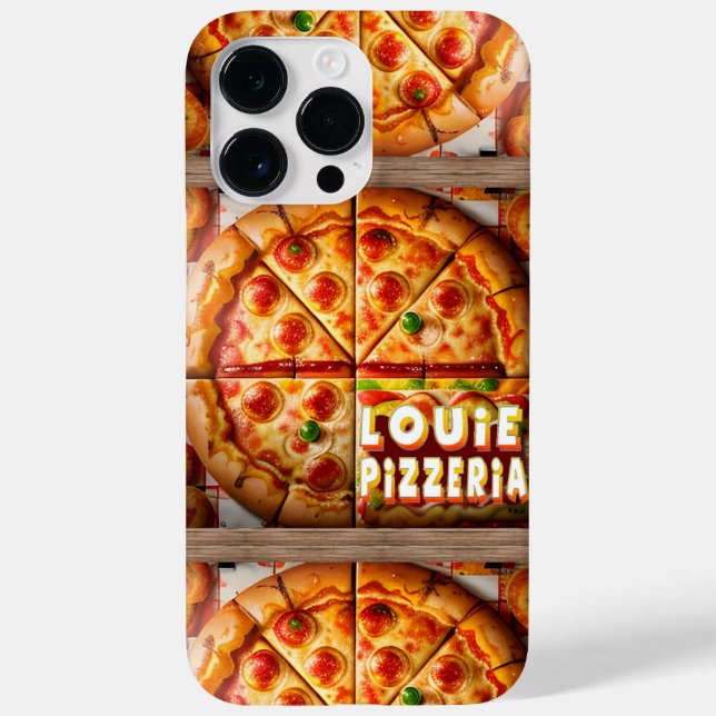 Pizza Pizzeria Design Case-Mate iPhone Case (Back)