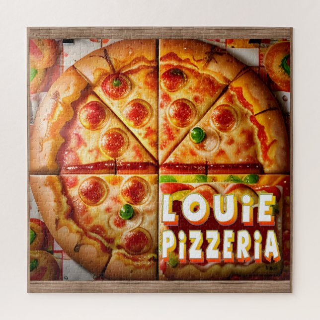 Pizza Pizzeria Design Jigsaw Puzzle (Vertical)