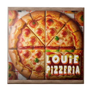 Pizza Pizzeria Design Tile