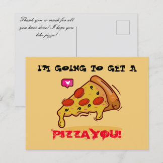 Pizza Postcard
