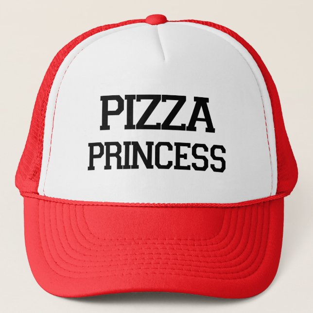 Pizza Princess funny foodie saying Trucker Hat (Front)