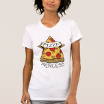 Pizza Princess T-Shirt<br><div class="desc">Cute design for the ultimate pizza lover.</div>