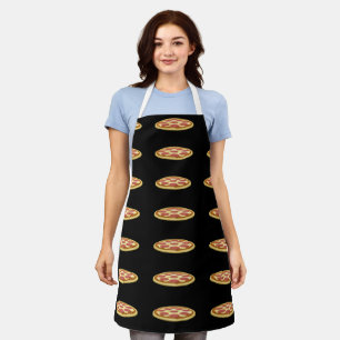 PIZZA PRINT KITCHEN APRON
