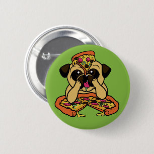 Pizza Pug buttons