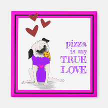 Pizza Pug: True Love Magnet