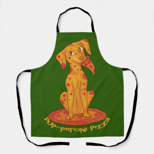 Pizza Puppy Apron