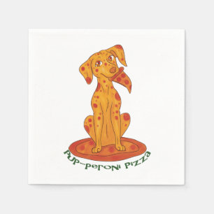 Pizza Puppy Napkin