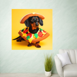 Pizza Puppy Wall Decal