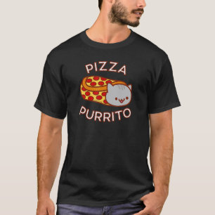 Pizza Purrito Cat T-Shirt