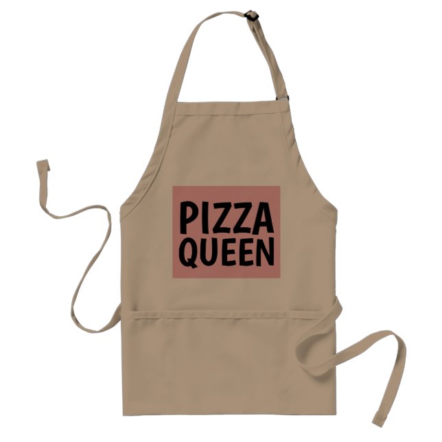 PIZZA QUEEN Kitchen Aprons (Front)