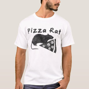 Pizza Rat (Distressed Look) T-Shirt