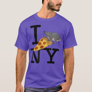Pizza Rat, I love New York, Pizza , Ironic  T-Shirt