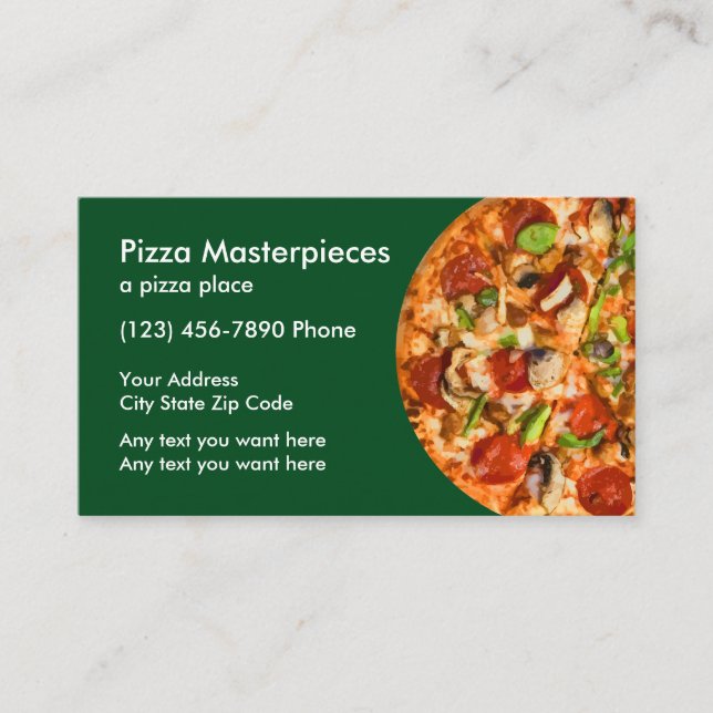 Pizza Restaurant Coupon (Front)