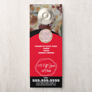 Pizza Restaurant Lunch Specials Business B Door Hanger
