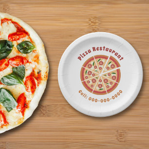 Pizza Restaurant Paper Plate