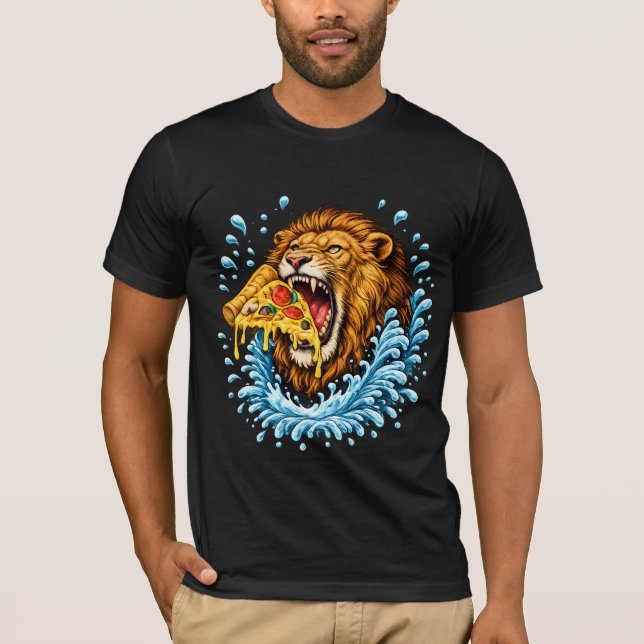 Pizza Roar T-Shirt (Front)