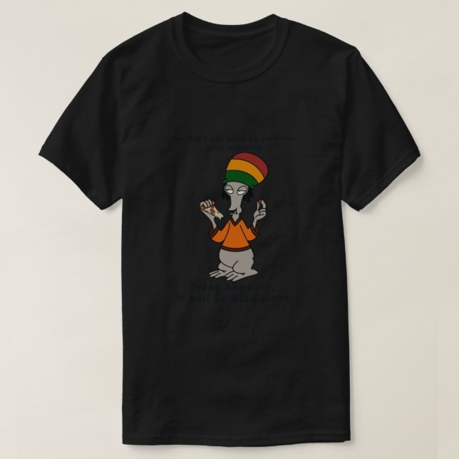 Pizza' - Roger American Dad Essential T-Shirt (Design Front)